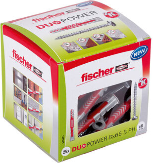 Fischer DUOPOWER 8x65 S PH LD 2-componenten plug 65 mm 8 mm 538261 25 stuk(s)