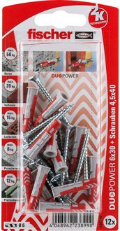 Fischer DUOPOWER Deuvelset 30 mm 535214 1 set(s)