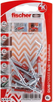 Fischer DUOPOWER Deuvelset 30 mm 535218 1 set(s)