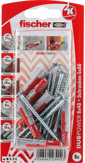 Fischer DUOPOWER Deuvelset 50 mm 535216 1 set(s)