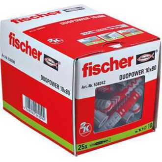 Fischer DUOPOWER plug 10x80 25 st