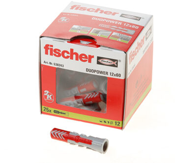Fischer DUOPOWER plug 12x60 25 st