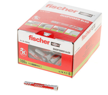 Fischer DUOPOWER plug 6x50 100 st