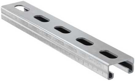 Fischer FIS montagerail/-profiel Samontec FUS, staal, antraciet