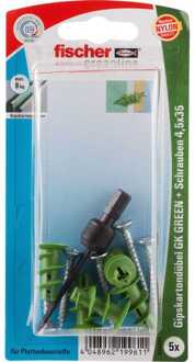 Fischer Gipsplaatplug GK GREEN S K 5 Plug