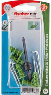 Fischer Gipsplaatplug GK GREEN WH K 5 Plug