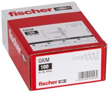 Fischer Gipsplaatplug Metaal GKM - 100 Stuks