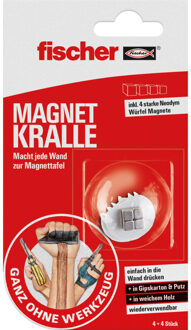 Fischer GOW Magneetklauw, 4x4 stuks