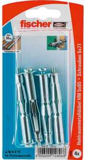Fischer Holle metalen plug HM 5x65 S K 4 Plug
