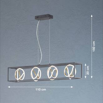 Fischer & Honsel Hanglamp Gisi Led 60w
