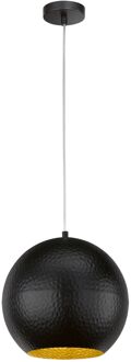 Fischer & Honsel Hanglamp Mylon Zwart ⌀30cm E27 40w