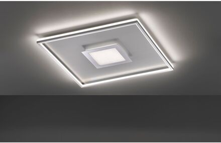 Fischer & Honsel Plafondlamp Bug Led - 49w - Chroomkleurig - 80x80cm