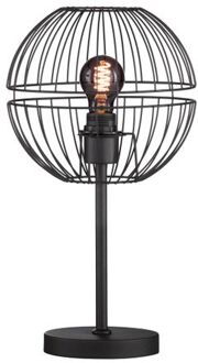 Fischer & Honsel Tafellamp Drops Zwart ⌀25cm E27 40w