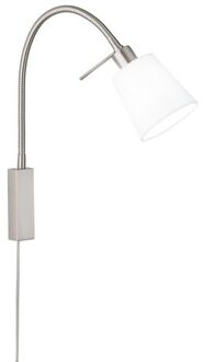 Fischer & Honsel Wandlamp Chroom Wit E14 10w