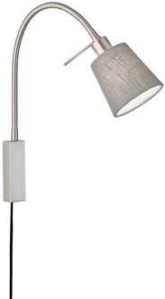 Fischer & Honsel Wandlamp Grijs E14 10w