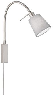 Fischer & Honsel Wandlamp Lichtgrijs E14 10w