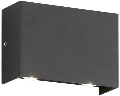 Fischer & Honsel Wandlamp Nairobi Zwart 4x2,5w