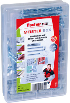 Fischer MeisterBox UX + schroeven + haken