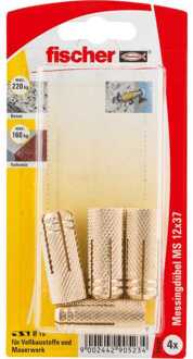 Fischer Messing plug MS 12x37 K 4 Plug