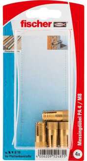Fischer Messing plug PA 4 M8/25 K 4 Plug
