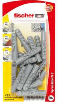 Fischer Muurplug Nylon S8GK - 20 Stuks