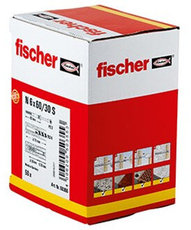 Fischer nagelplug N6x60 fischer (50st.)