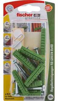 Fischer Plankbevestiging RB GREEN 8x40 K 10 Plug