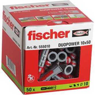 Fischer plug Duopower 10x50mm (Prijs per 50 stuks)