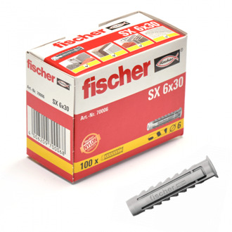 Fischer plug fischer SX 6 voor spaanplaatschroef (100st.)