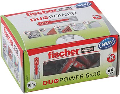 Fischer Pluggen fischer DUOPOWER 6x30 (100st)