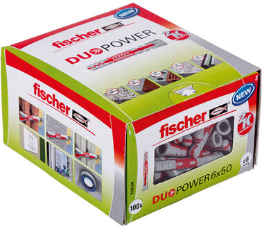 Fischer Pluggen fischer DUOPOWER 6x50 (100st)