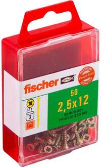 Fischer PowerFast 2,5x12 SK gevz VG PZ (50) Schroef/ Moer