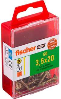 Fischer PowerFast 3,5x20 SK gevz VG PZ (50) Schroef/ Moer