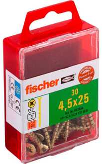 Fischer PowerFast 4,5x25 SK gevz VG PZ (30) Schroef/ Moer