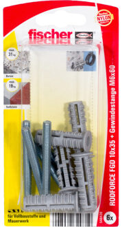 Fischer RODFORCE FGD 10 M6 TR 60 K Plug