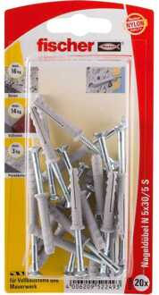 Fischer Slagplug N 5x30/5 S K 20 Plug