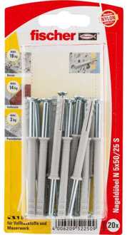 Fischer Slagplug N 5x50/25 S K 20 Plug
