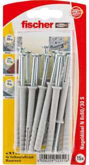 Fischer Slagplug N 6x60/30 S K 15 Plug