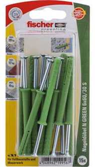 Fischer Slagplug N GREEN 6x60/30 S K 15 Plug
