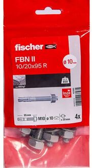Fischer Snelbouwanker Fbn Ii 10/20 A4/4b Volle Wand 3st.