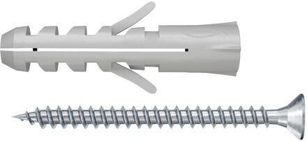 Fischer Spreidplug S Nylon - Diam. 5 Mm - 25 Stuks