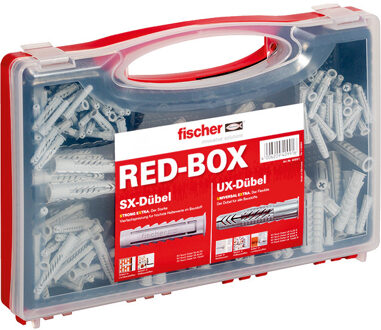 Fischer SX/UX Pluggenassortiment Box Rood