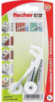 Fischer Universeelplug/Duim U x 8 x 50WHNK - 2 Stuks