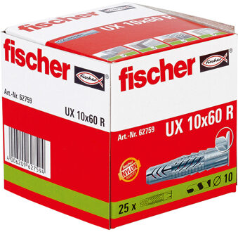 Fischer Universeelplug U x 10 x 60R (25)