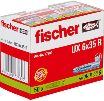 Fischer Universeelplug U x 6 x 35R (50)