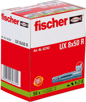 Fischer Universeelplug U x 8 x 50R - (Prijs per 50 stuks)