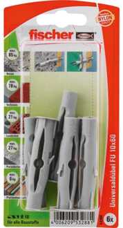 Fischer Universele plug FU 10x60 K 6 Plug