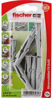 Fischer Universele plug FU 8x50 K 12 Plug