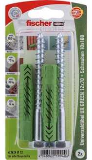 Fischer Universele plug GREEN 12x70 S K 2 Plug
