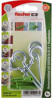 Fischer Universele plug GREEN 6x35 R RH K 4 Plug